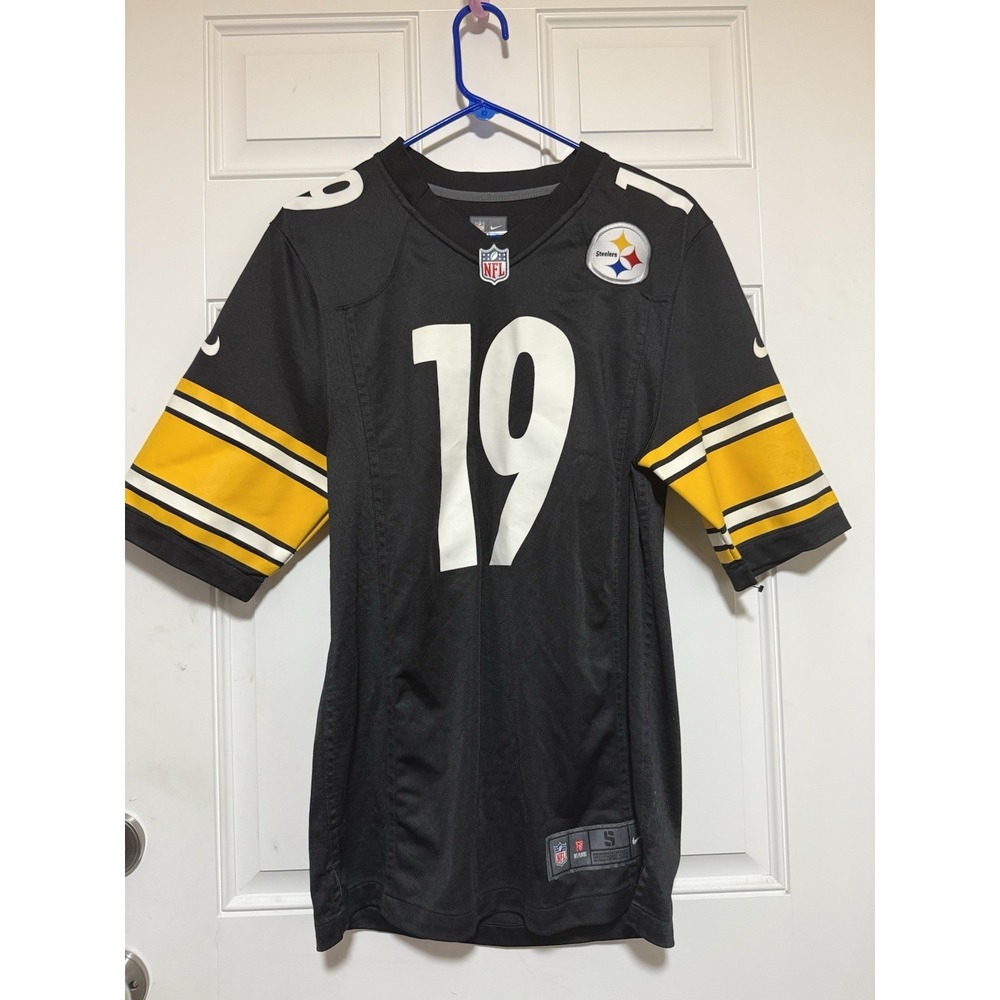 Nike NFL Pittsburgh Steelers #19 JuJu Smith-Schuster football jersey Size Small